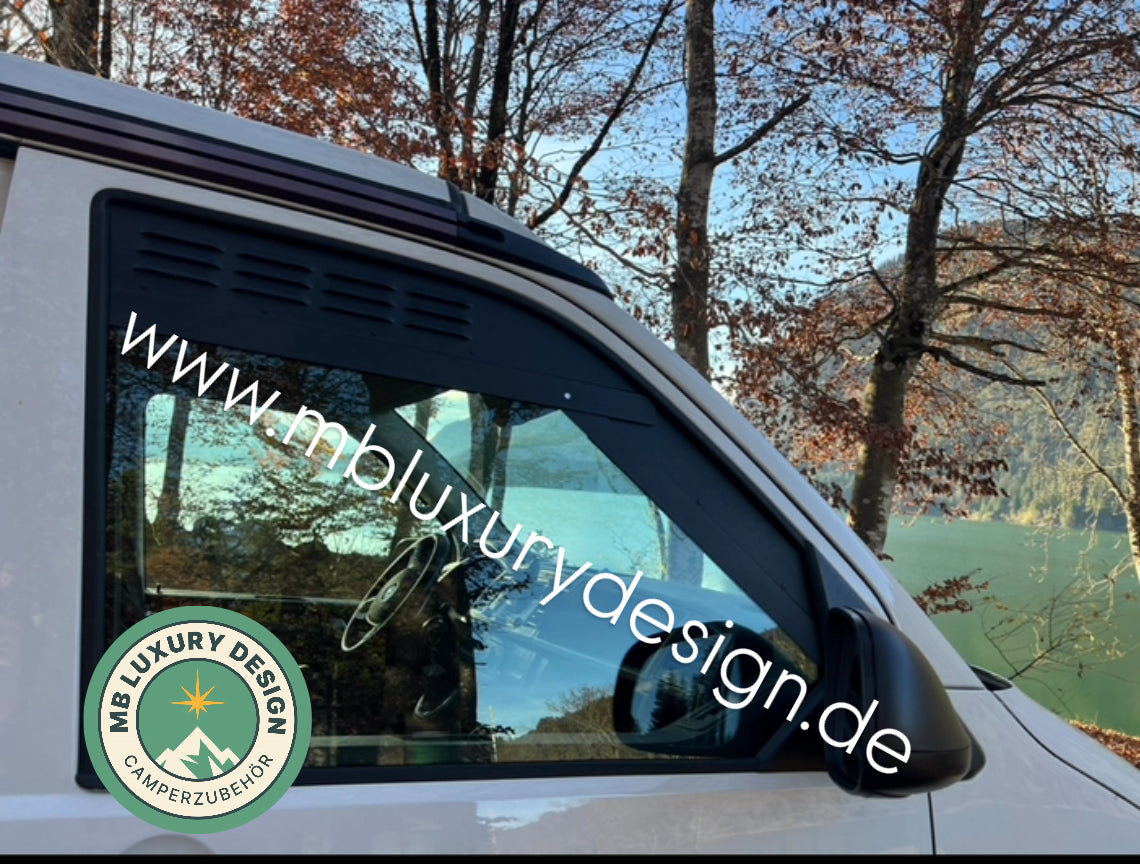 VW T5 T6 T6.1 Lüftungsgitter Detailansicht Montage Schiebefenster