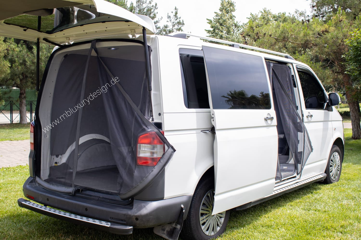 Moskitonetz Schiebetür Lieferumfang Transporttasche Citroën Jumpy Peugeot Expert Opel Zafira Life Toyota ProAce