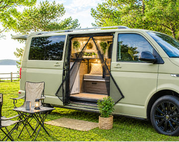 VW T5 T6 T6.1 Moskitonetz Schiebetür rechts (2003-heute) - Multivan Caravelle Transporter California - MB Luxury Design
