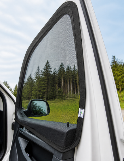 Moskitonetz Fahrerhaus passend für VW T5 T6 T6.1 (2003-heute) – Fahrerfenster & Beifahrerfenster - MB Luxury Design
