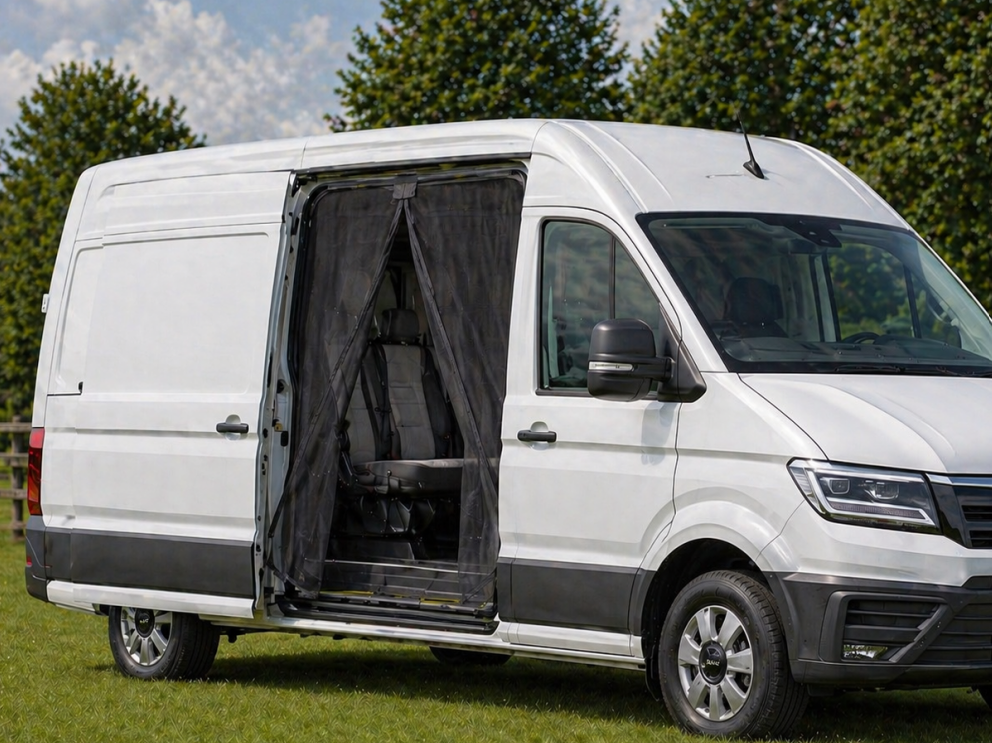 Moskitonetz-MAN-Crafter-VW-Crafter-Schiebetuer-Insektenschutz-MB-Luxury-Design